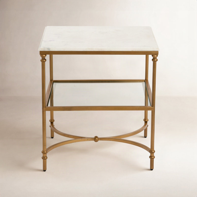 Tarango Libertine End Table, Gold