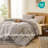 100% Cotton Yarn-Dyed Jacquard Duvet Floral Duvet Cover Set-115609417-115609420