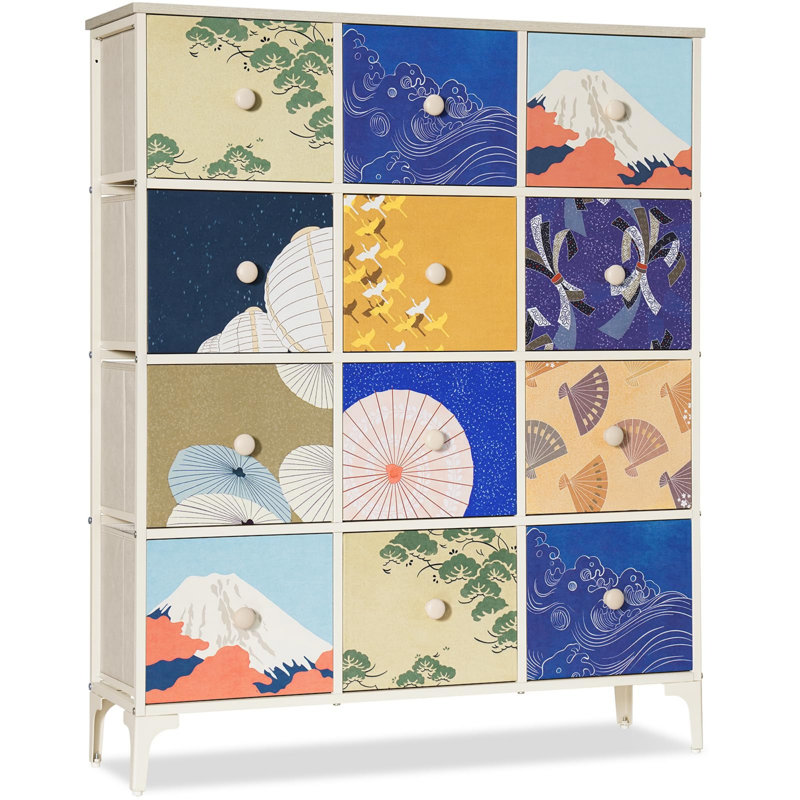 100 cm W Chest of 12 Drawers