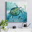 «Island Swim I», reproduction sur toile tendue-1296357486