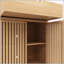 Armoire de rangement charmante en bambou à grande capacité pour diverses pièces
