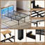 Metal Bed Frame with Charging Station & LED Headboard & Movable Storage Rack-1337937810-1337937815