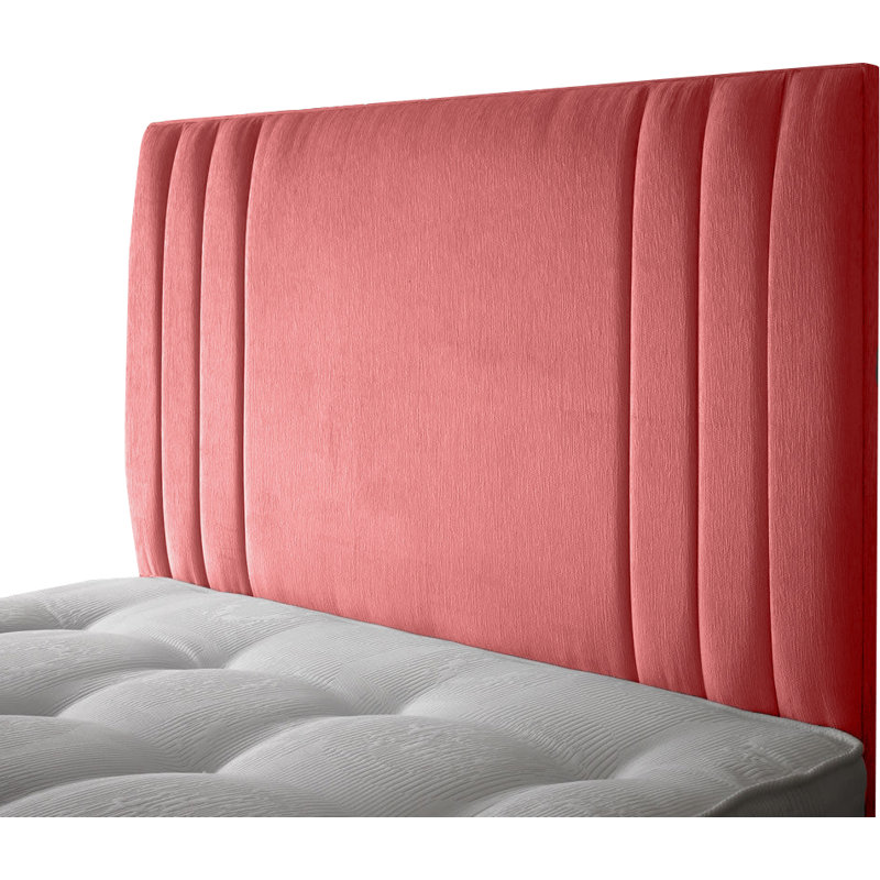 Lillard Upholstered Headboard, Red, Super King (6')