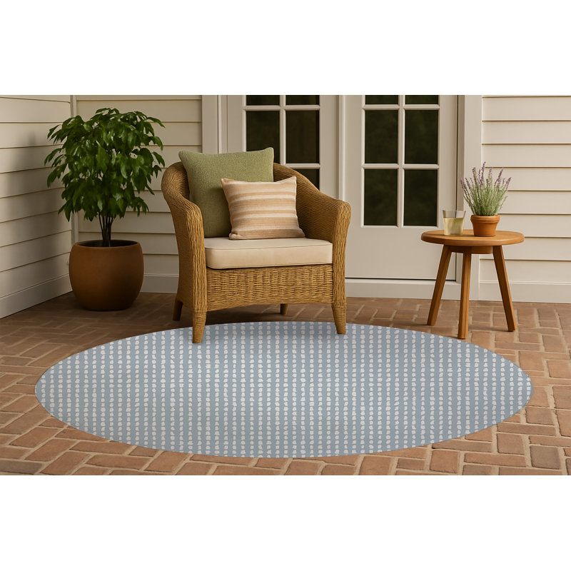 Tapis d'extérieur Pasture Play, Rond 5 pi
