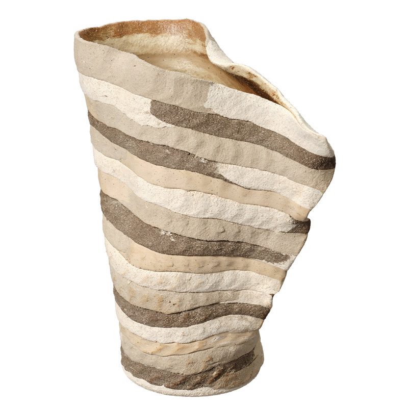 Textile Handcrafted Ceramic Table Vase