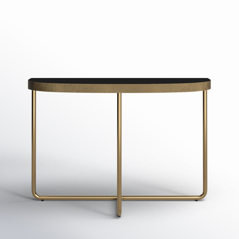 Cramon 48" Console Table, Brass