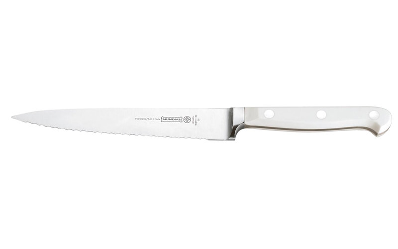 Couteau utilitaire 6 po avec bordure dentelé mundial 5100 Series