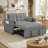 55.1-Inch Convertible Sofa Bed-2071227616