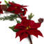150cm Faux Poinsettia Garland