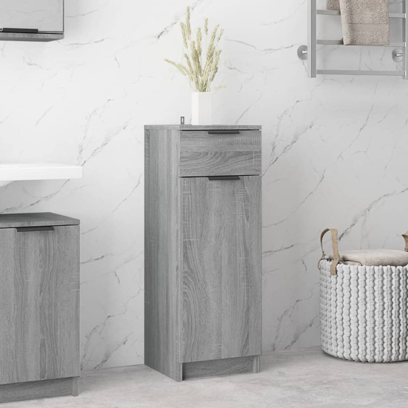 Jihyun Bathroom Storage, Grey/Beige