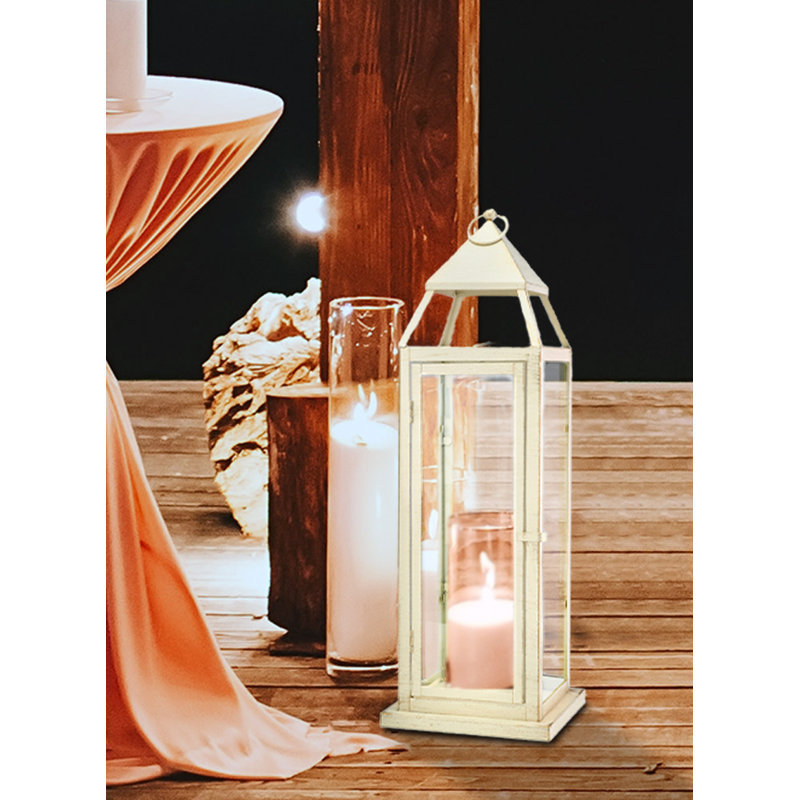 24'' H Metal Tabletop Lantern