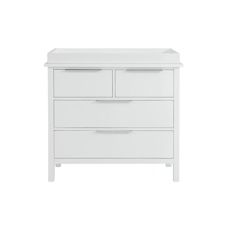 Nurture& The 4-Drawer Dresser Changing Topper – Changing Topper Only (Dresser Sold Separately), White