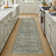 Vintage Full Pattern Washable Area Rug With Non Slip Backing