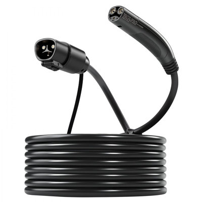 EV Charger Extension Cable for Tesla, 48Amp 40 ft Max 240V 11.52 kW with NACS Plug, EV Extension Cord for Level 1/2 Tesla Mobile/Wall Connector/Destination Charger, Model Y/X/3/S, Carrying Bag