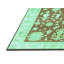 Tapis abstrait bleu / blanc Jacc-862887582