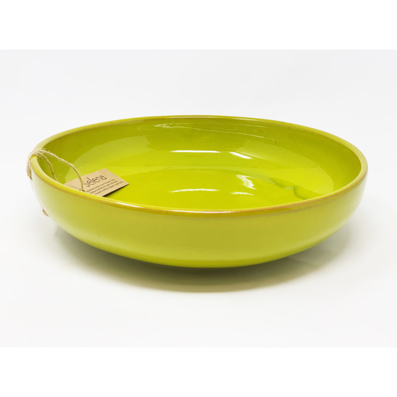 Latitude Vive Cateluta Ceramic Serving Bowl, Lime Green