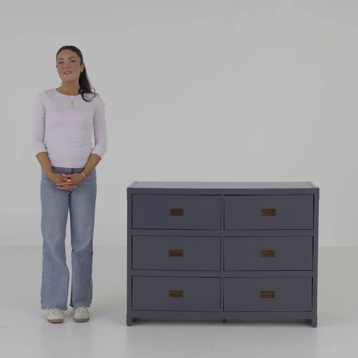 Viv + Rae Hubble 6 Drawer Double Dresser & Reviews | Wayfair Viv + Rae Hubble 6 Drawer Double Dresser & Reviews | Wayfair