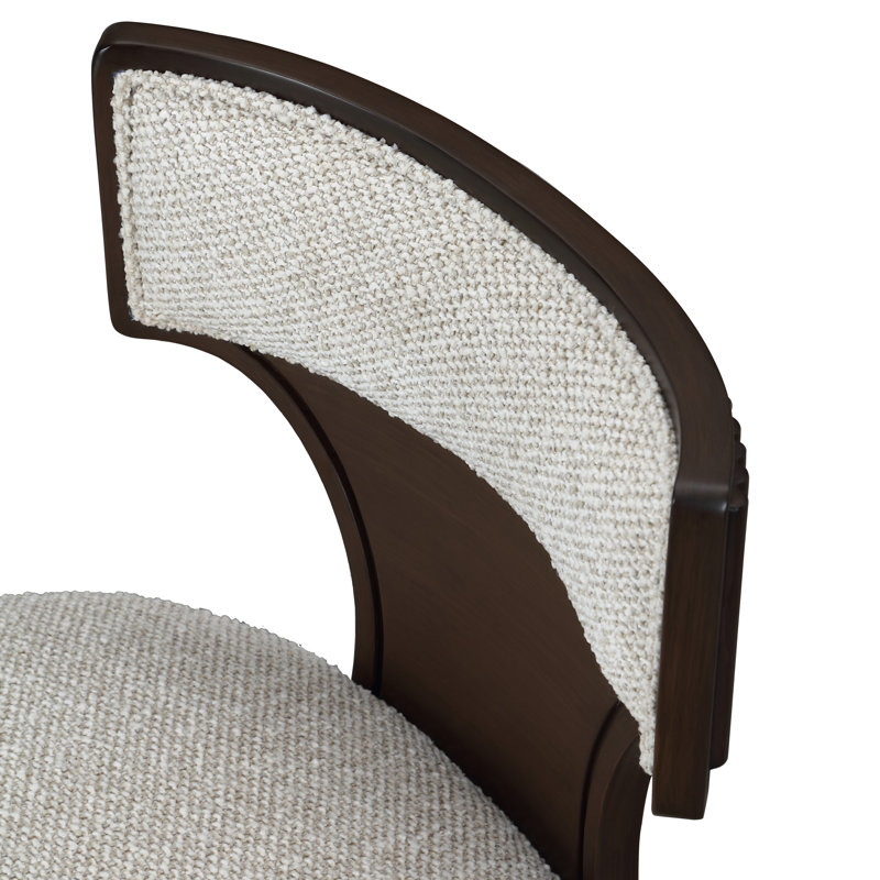 West Kensington Vanity Chair, Espresso Wood