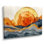 Geriyah lever de soleil dans un paysage de forêt I - art mural forêt pour le salon