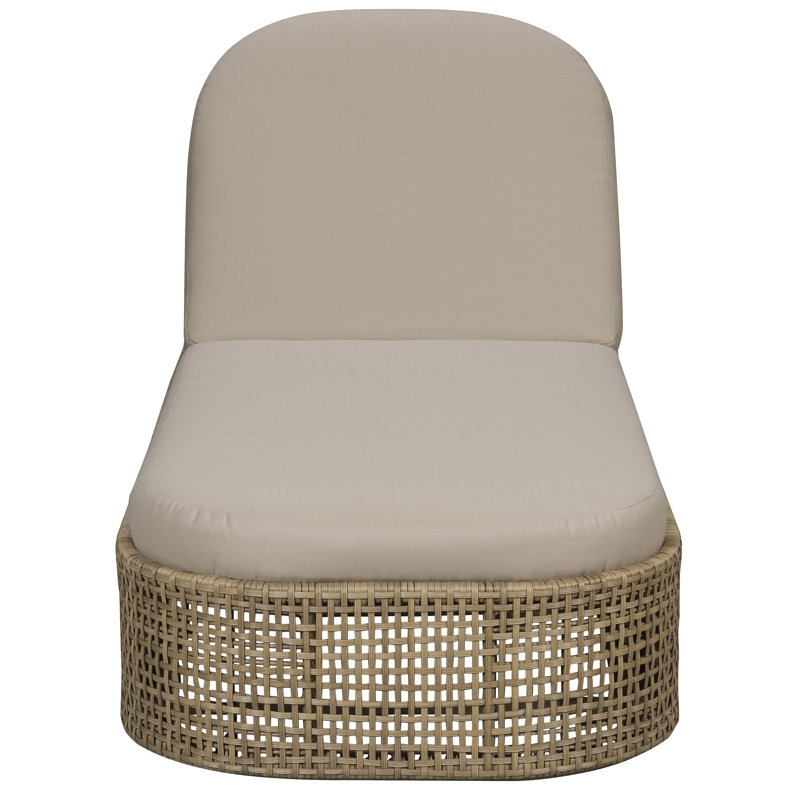 Bliss Outdoor Chaise Lounge, Trippy Coconut