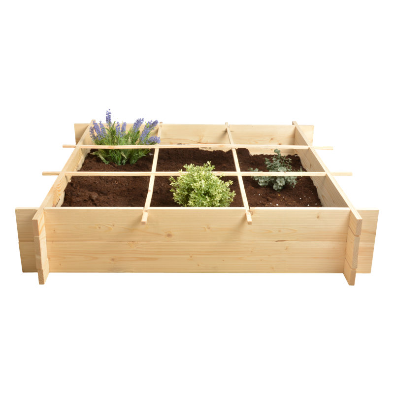 Delong Wood Raised Garden Bed