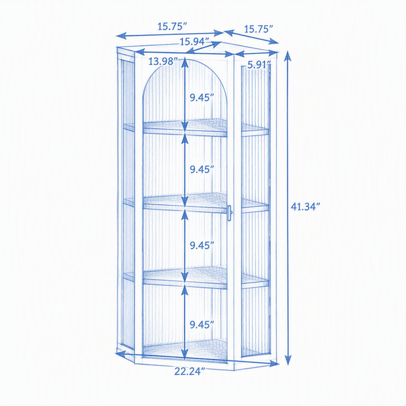 Accent Cabinet, White