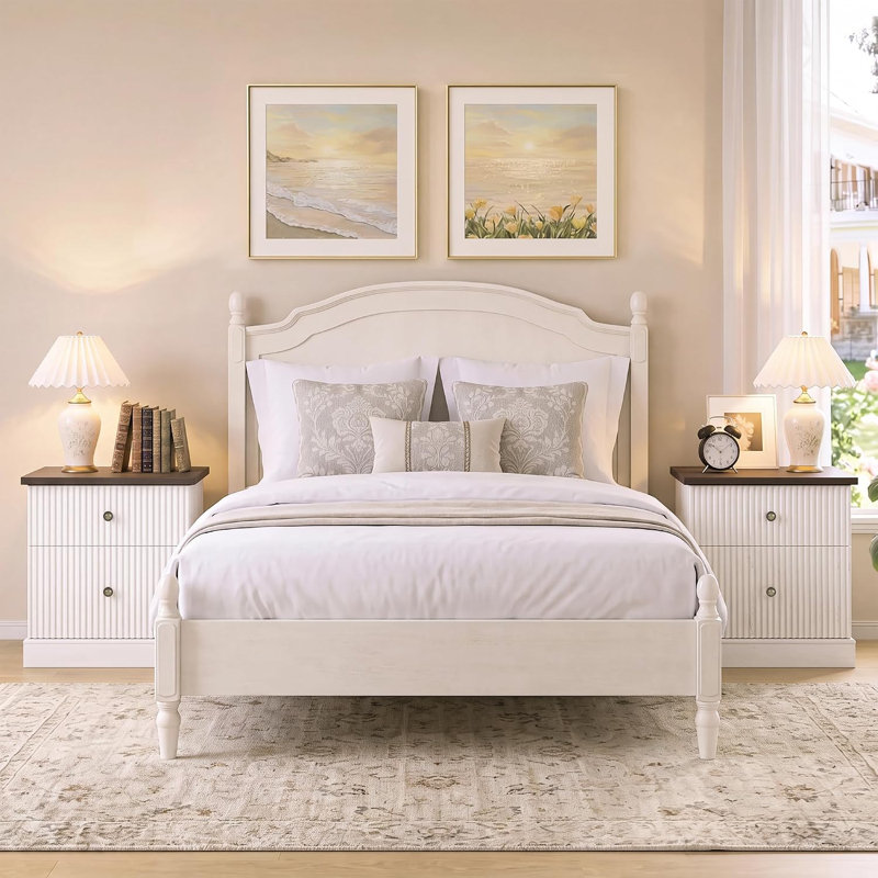 57.7 cm W Chest of Drawers, Brown-white