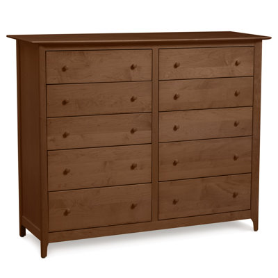Sarah 10 - Drawer Solid Wood Dresser