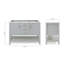 Bayhill 48'' W Single Bathroom Vanity Base-2045285017