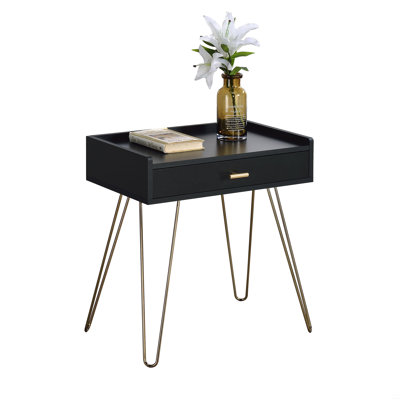 Wood Storage End Table by George Oliver