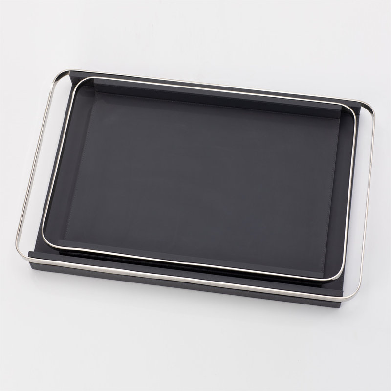 Plateau de service Avery-Lait-Lg, Crème, crème, L 24 po x P 16 po x H 2 po