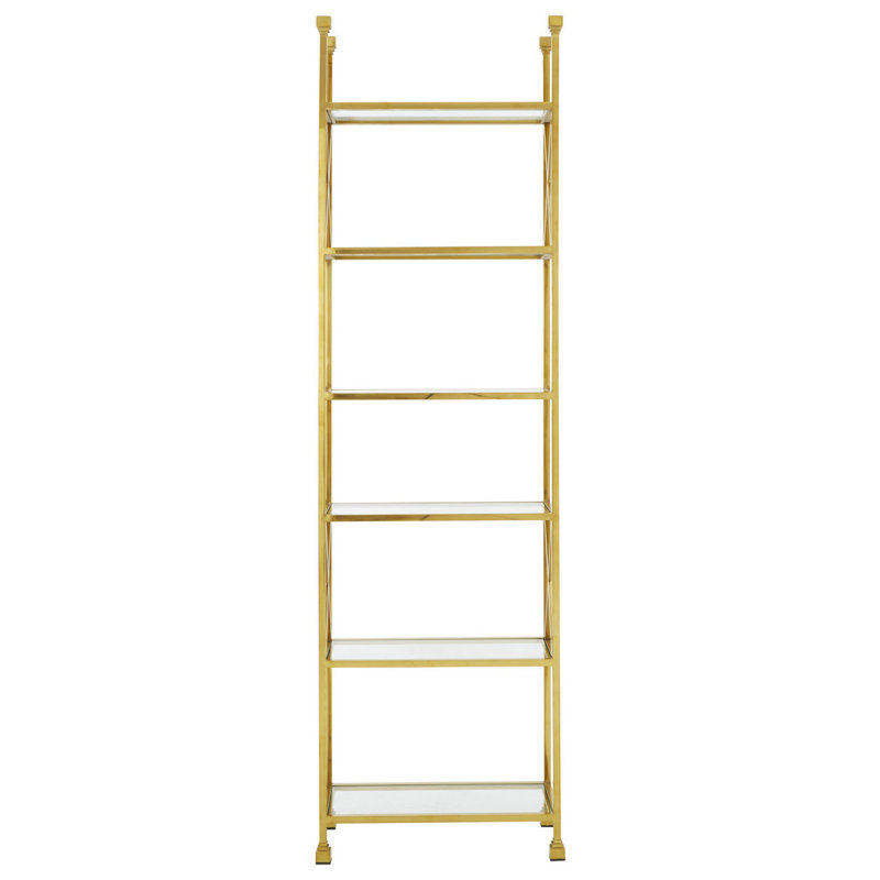 Blackmer 230cm H x 65cm W Glass Standard Bookcase