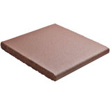 Quarry 5.9" x 5.9" Ceramic Bullnose Tile Trim in Red