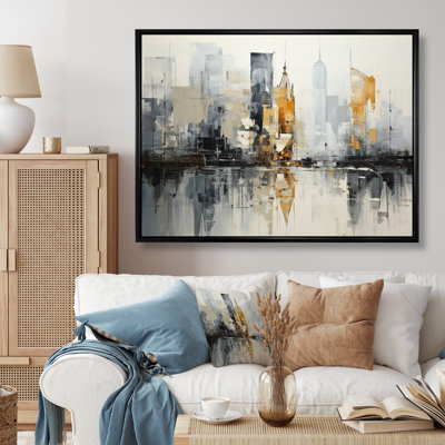 Art urbain sur toile, paysage urbain abstrait, art urbain abstrait IV