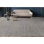 Tapis gris anthracite noué à la main-66218834