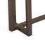 Console étroite 59 po - Pieds rectangulaires en bois d'hévéa-2088131700