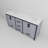 Dark Grey Double Bath Vanity 72 In. W X 22 In. D, With White Quartz Top-855766878