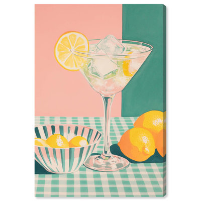 Toile «Lemon Slice Drink» par Art Remedy