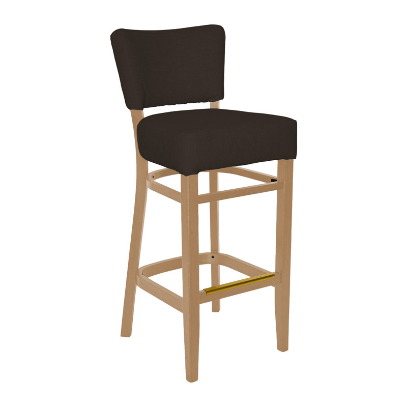 Tabouret de bar Madison, Brun, Bois naturel