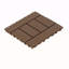 H Style 12" Patio Deck Tiles, DIY Module Interlocking Decking Tiles Floor Tile,Easy And Quick Installation Court Tiles For Porch Poolside Balcony Backyard 44Pcs-114239477