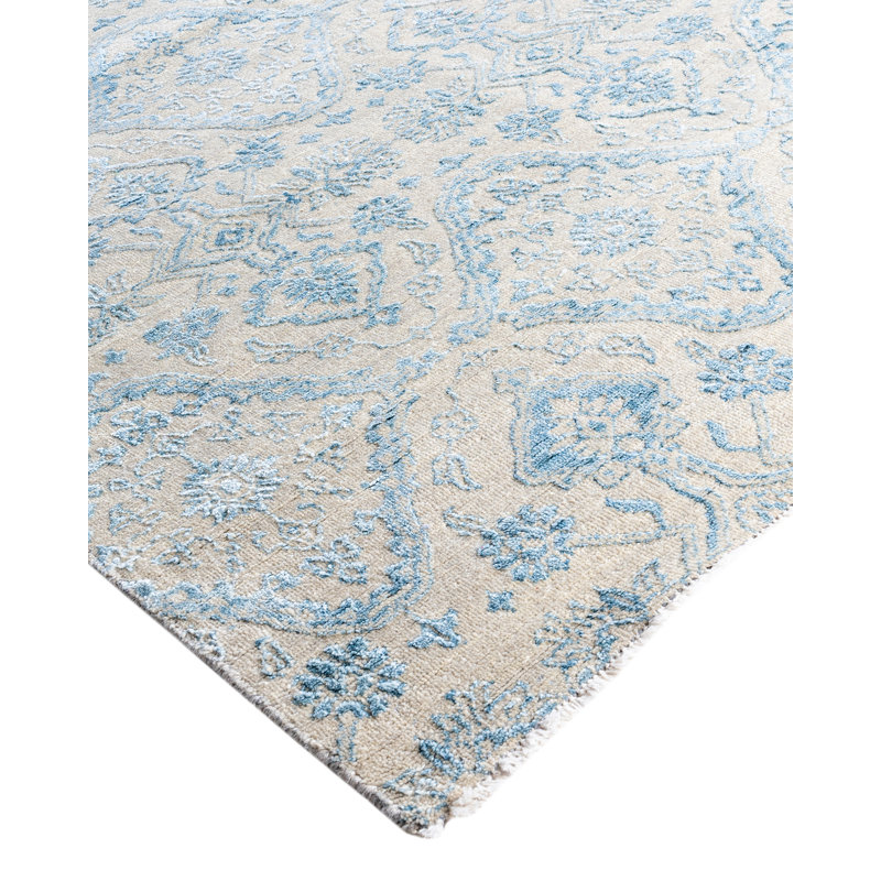 Overdyed One-of-a-Kind 7' 9" X 9' 5" Hand Knotted Area Rug