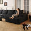 Canapé modulaire 107 po avec méridienne en L 107 po Cloud-1265612965