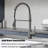 KIKO HOME Pull Down Kitchen Faucet