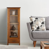 Yarissa Freestanding Tower Accent Cabinet with Drawer