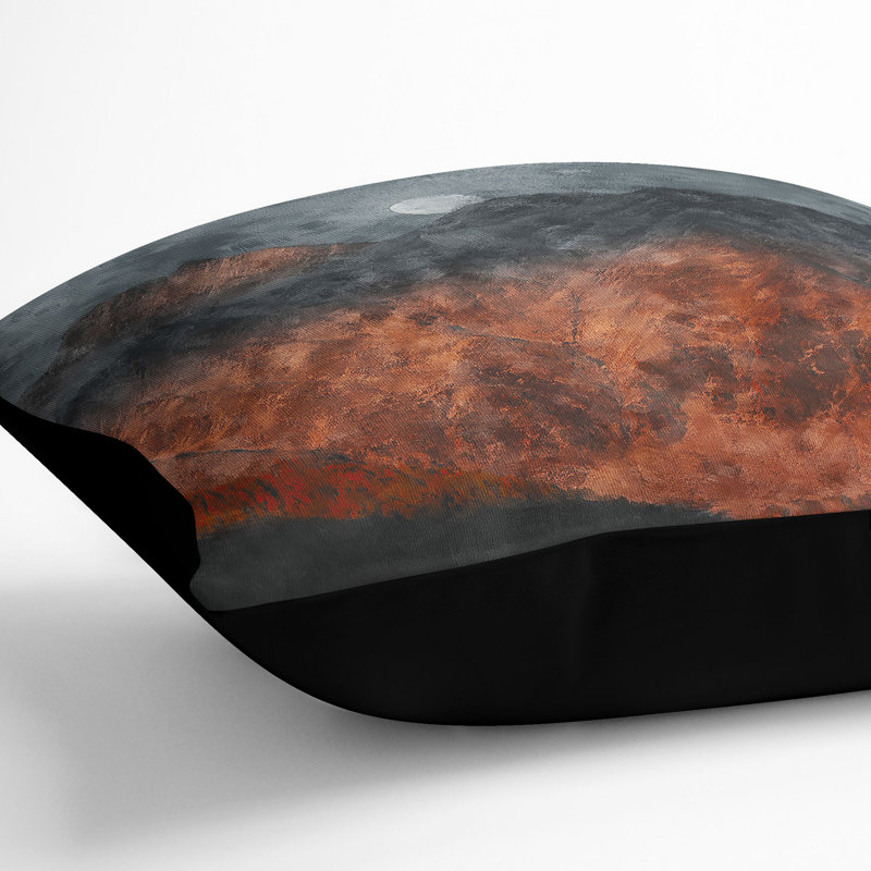 Square Throw Cushion, 40cm H x 40cm W x 15cm D, Black