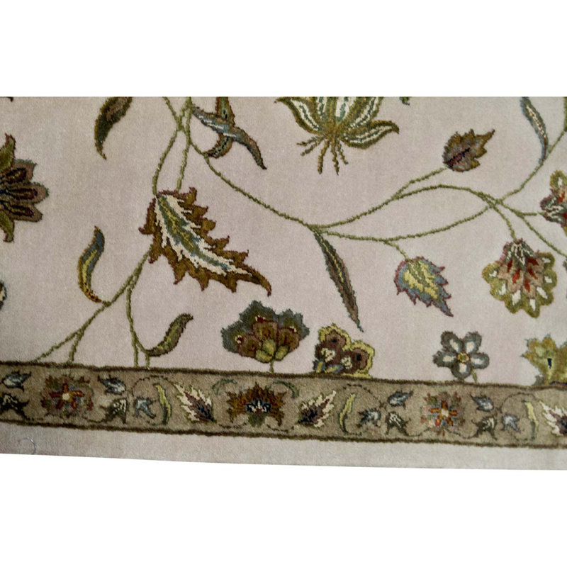 Hand Woven Wool Floral Area Rug
