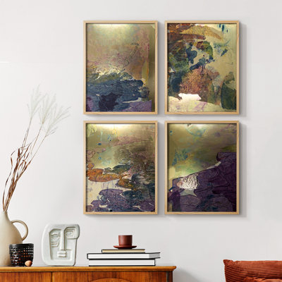«Monet's Landscape I», ensemble de 4 encadrées