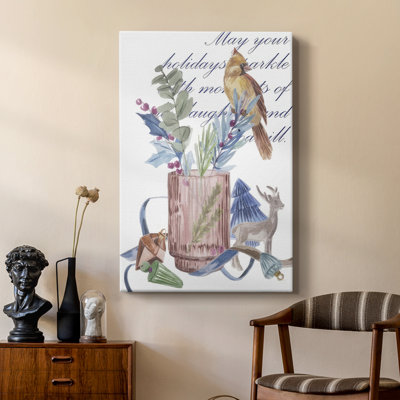 Warm Wishes Collection B -Custom Wrapped Gallery Cavas