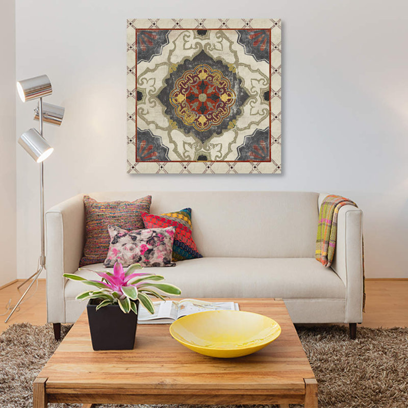 « mosaic i », impression sur toile, H 18 po x l 18 po x P 1,5 po