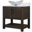 Ensemble de meuble-lavabo simple 36 po avec plateau en marbre-83626865